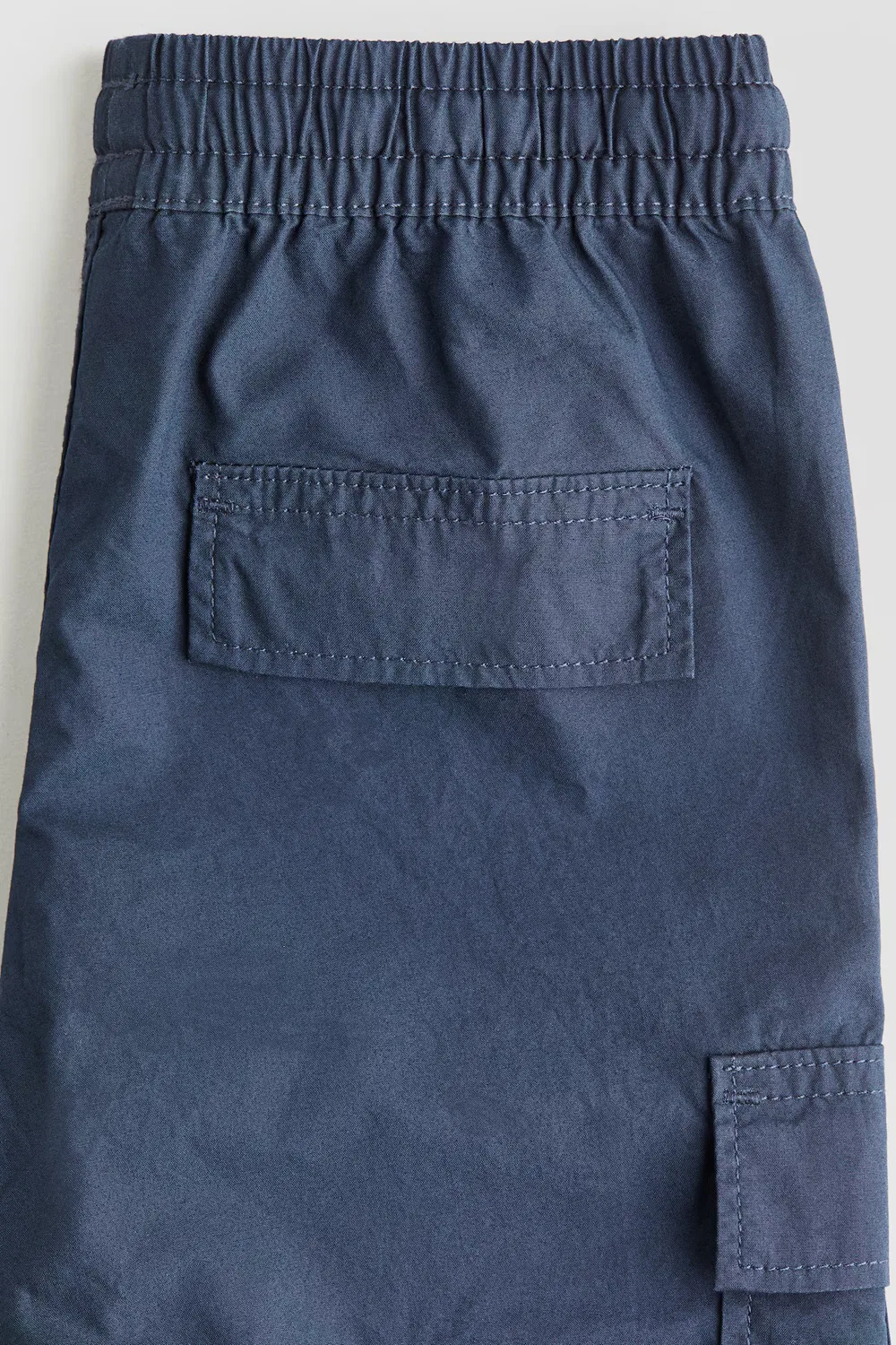 Шорты-Карго из хлопкового поплина H&M, Marineblau — фото 2