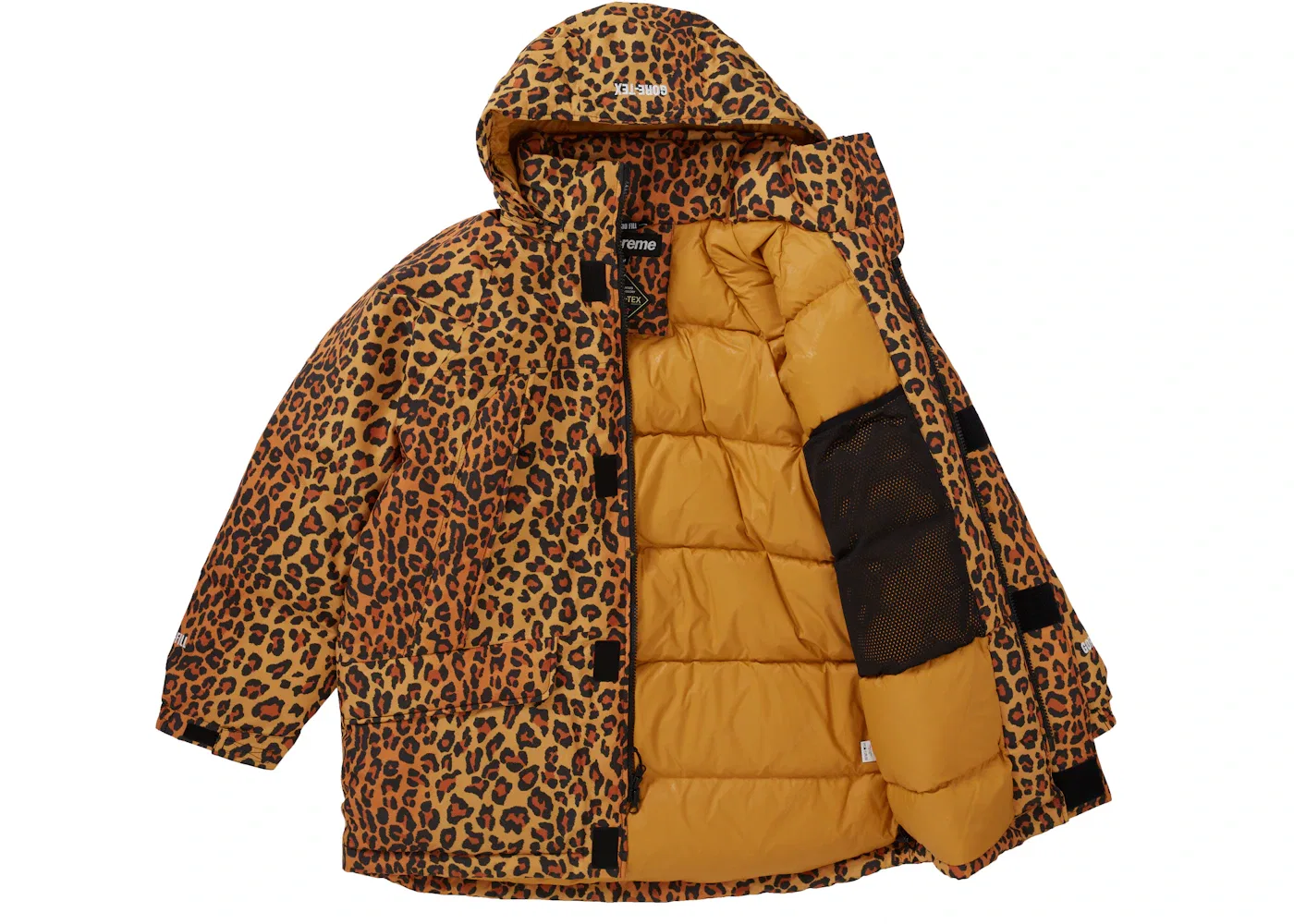 Мужская куртка-парка с длинным рукавом Parka (FW20) Supreme, Leopard — фото 2