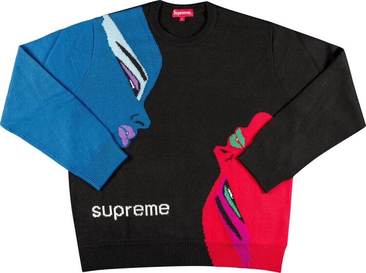 

Свитер Supreme Faces Sweater 'Black', черный