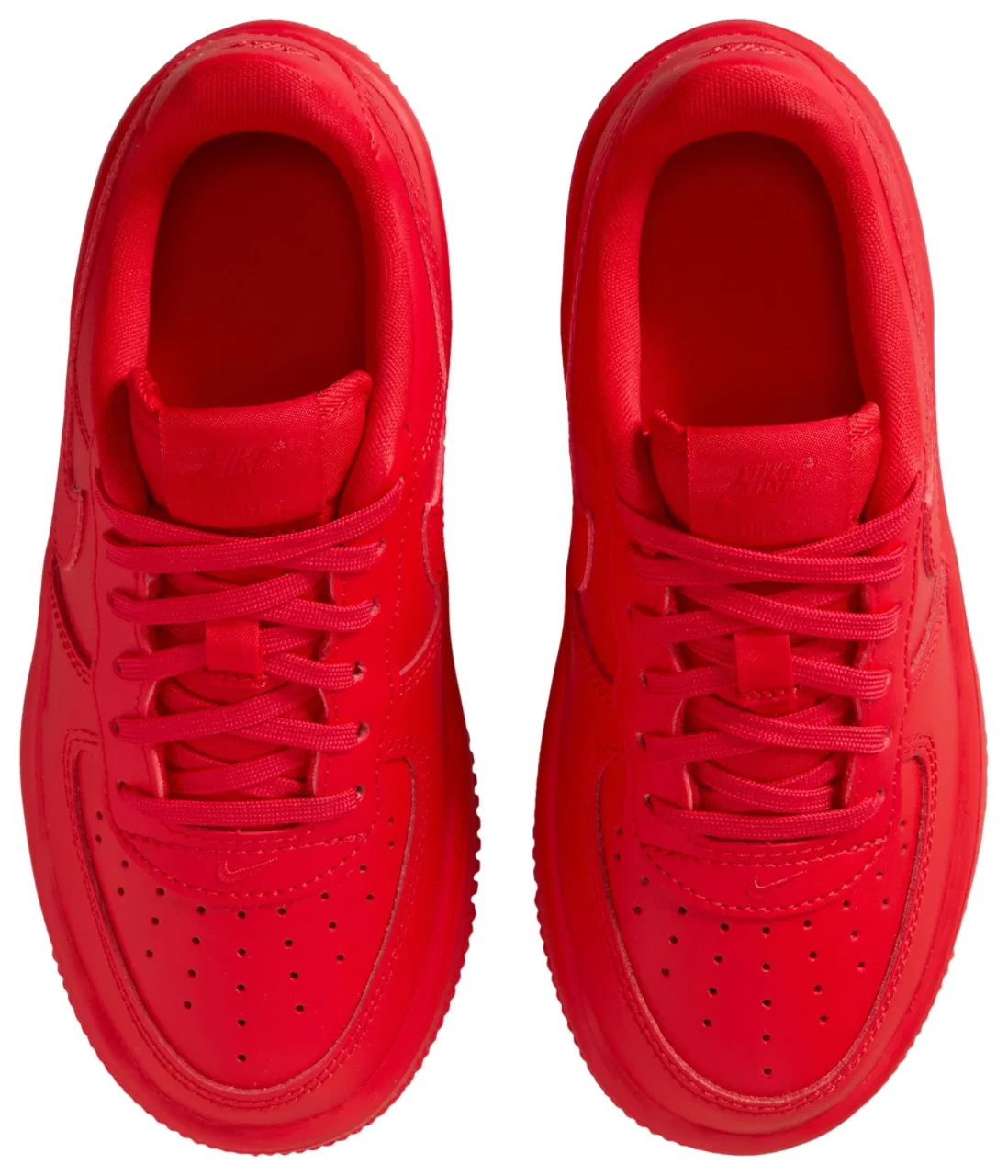 Кроссовки для мальчиков Nike Air Force 1 Low, черный/красный — фото 4