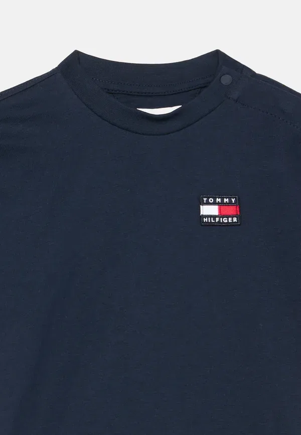 Футболка хлопковая Tommy Hilfiger, темно-синий — фото 3