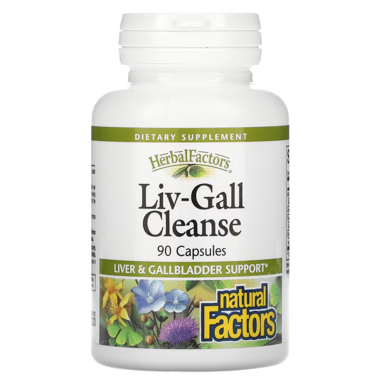 

Natural Factors, Liv-Gall Cleanse, 90 капсул