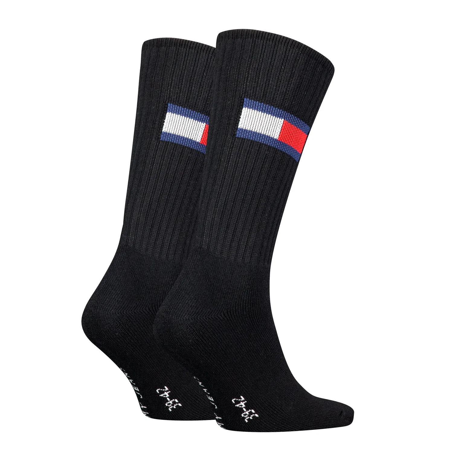 Мужской носки-гольф с логотипом Tommy Hilfiger, Black — фото 2