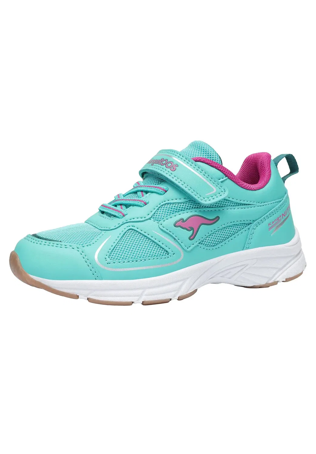 Детские кроссовки с липучкой K-Ni Roug EV Kangaroos, Ocean Fuchsia
