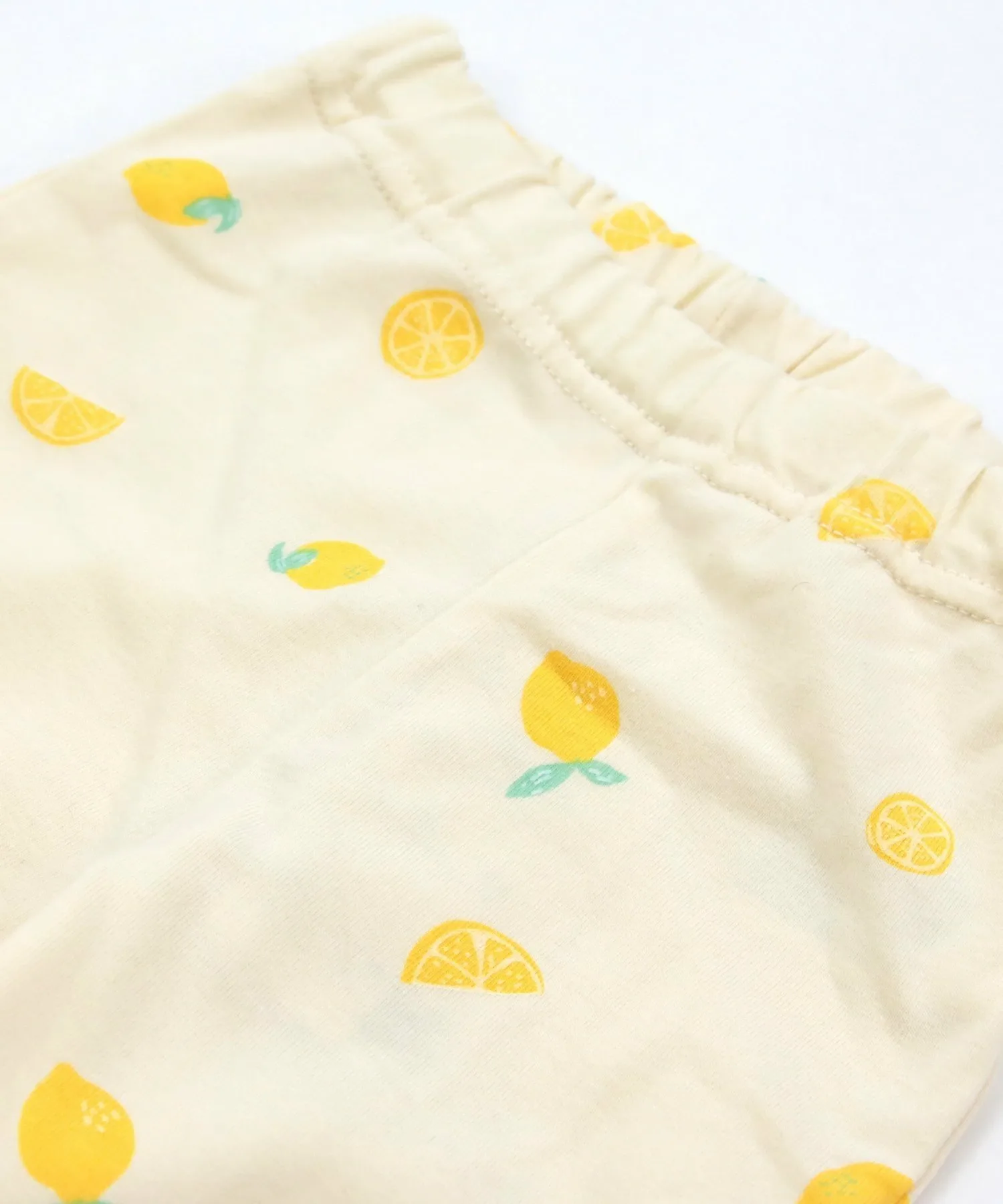 Леггинсы укороченной длины с эластичным рисунком Chil2, K Lemon/White — фото 2