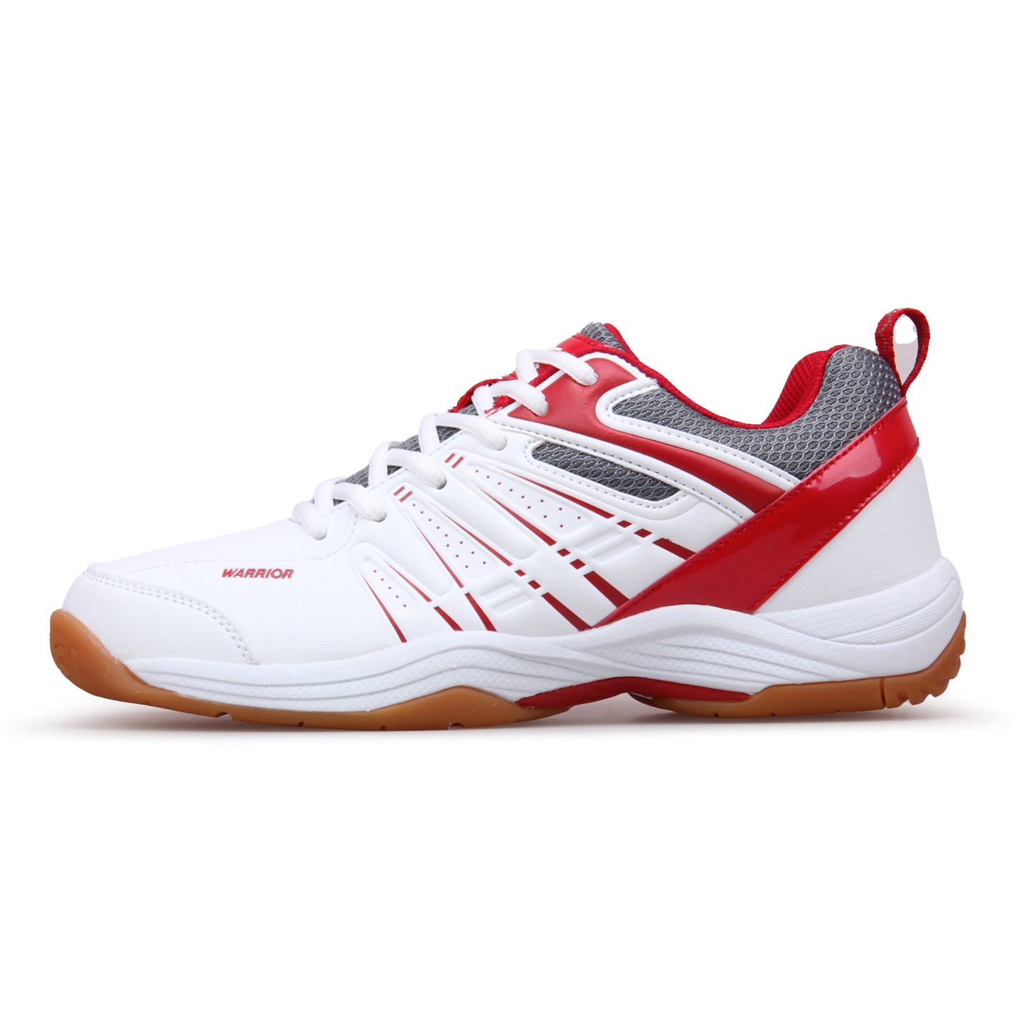 

Кроссовки Competition из искусственной кожи и текстиля с амортизацией, износостойкие, дышащие, нескользящие, низкие WARRIOR, белый красный