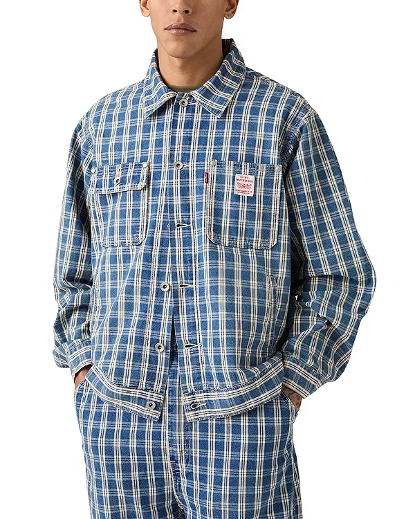 Мужская куртка в клетку Sunrise Check Trucker Levi's, Summer Check Trucker