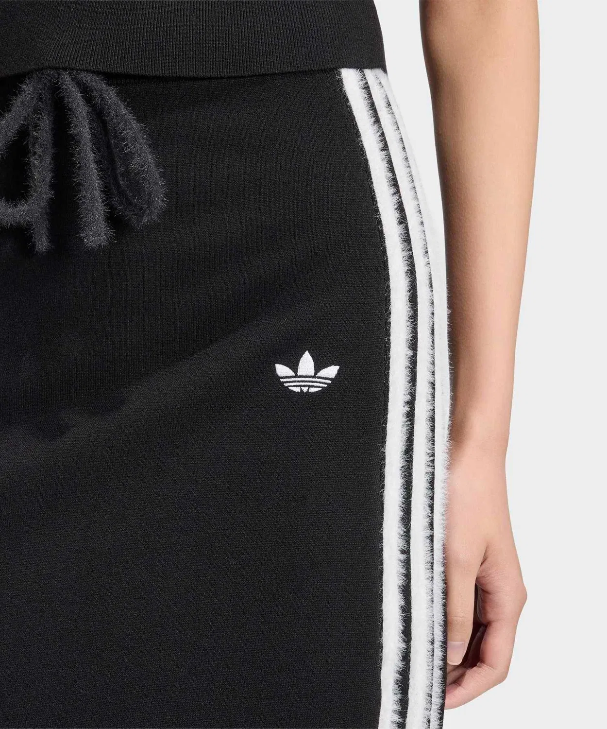 Женская юбка из трикотажа Slim Fit Adidas Originals, Черный — фото 3