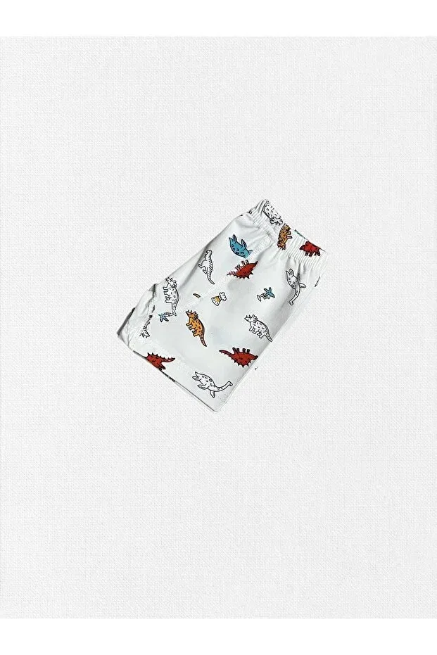 Детский комплект нижнего белья для мальчиков с принтом Elmas Kids, White — фото 4