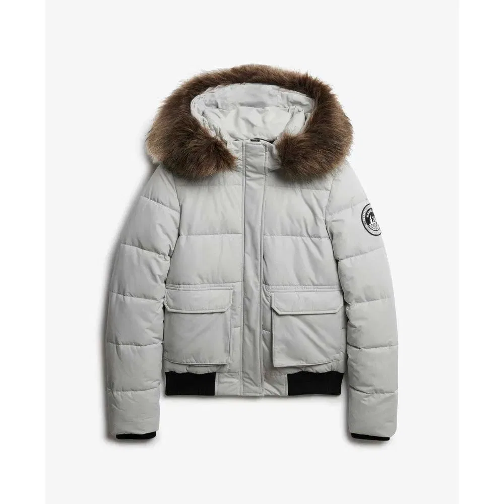 Куртка-бомбер Everest Ella Superdry, серый — фото 3