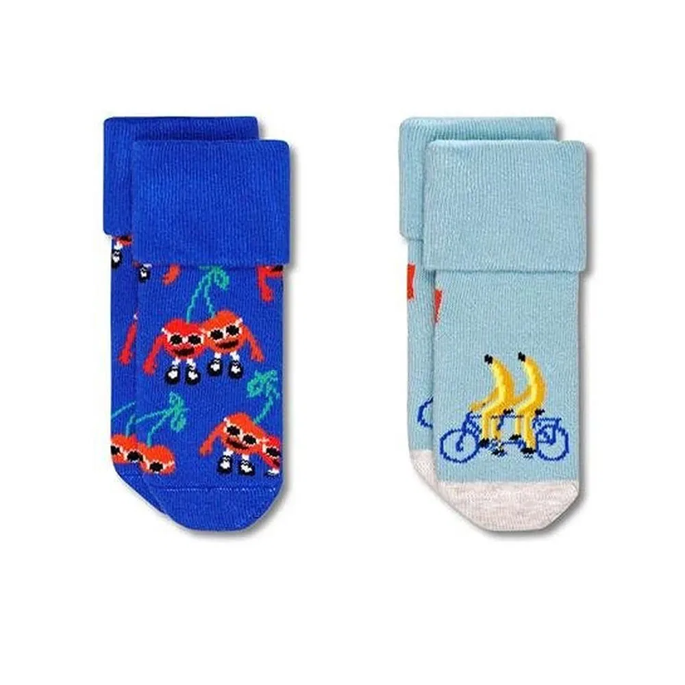 Носки Fruit Mates Terry 2 пары Happy Socks, синий