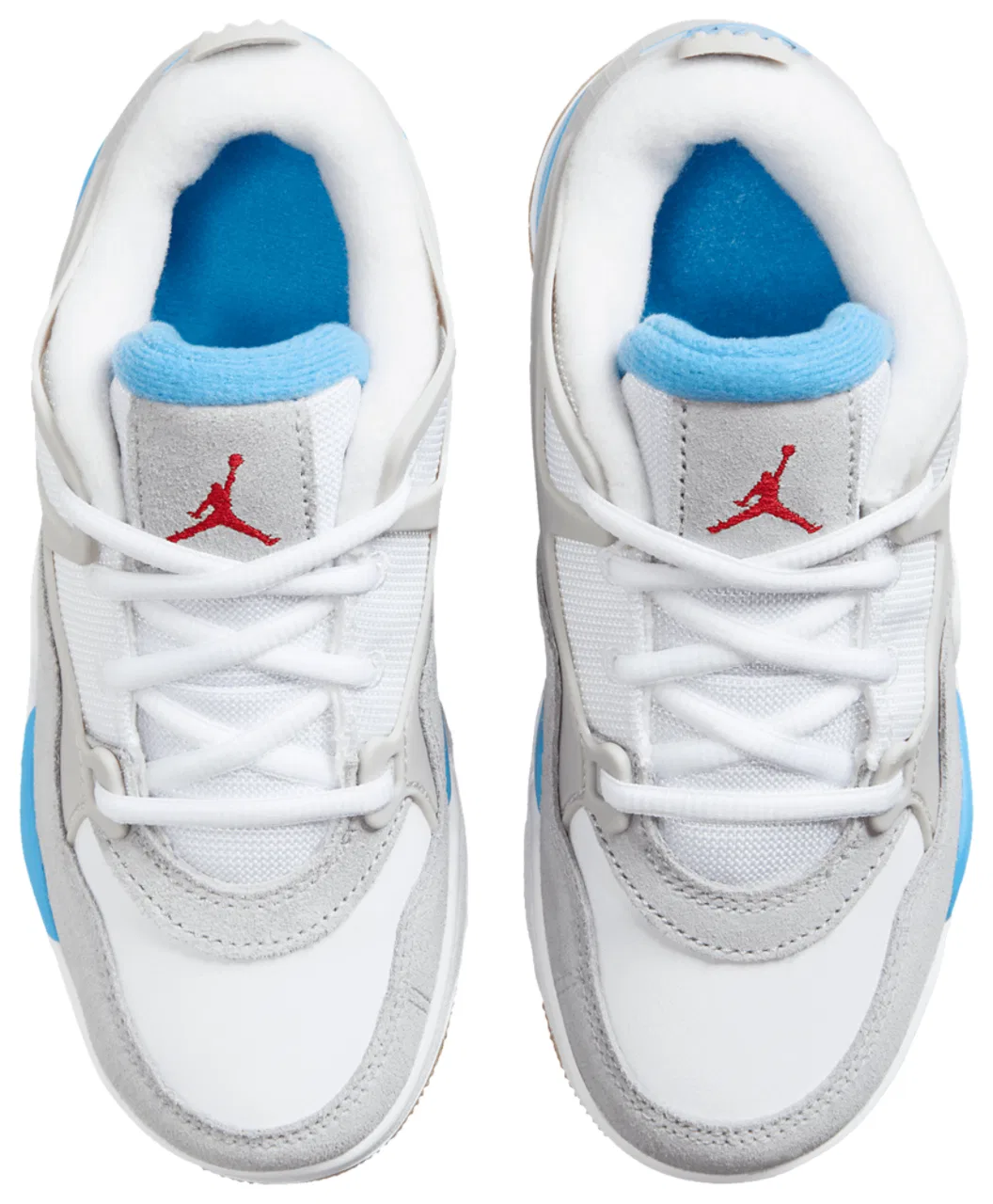 Кроссовки для мальчиков AJ 4 RM Jordan, цвет White/Neutral Grey/White — фото 4