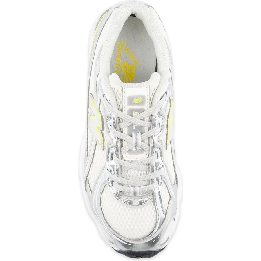Кроссовки повседневные с логотипом P740 Nb Lifestyle Pre-School Shoes New Balance, Бежевый — фото 3