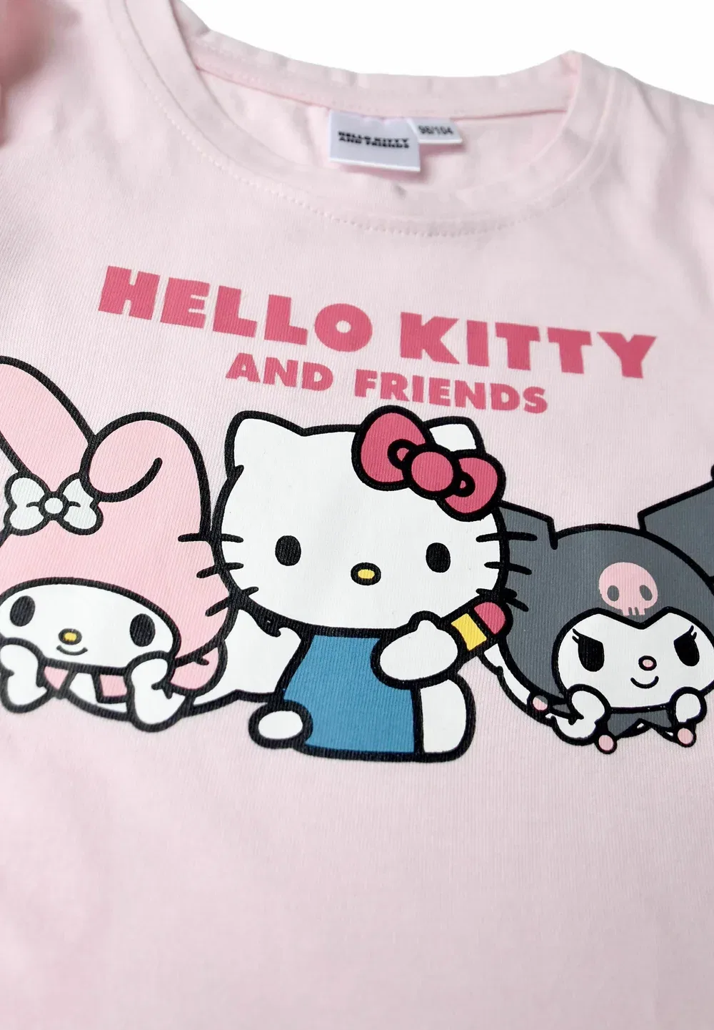 Платье Kuromi My Melody, юбка с длинными рукавами - трикотажное платье Hello Kitty, Rosa — фото 3