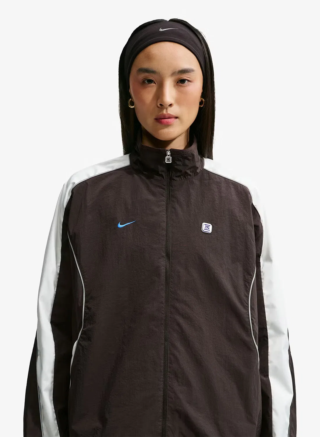 Куртка с технологией Shox Woven Nike, коричневый — фото 3