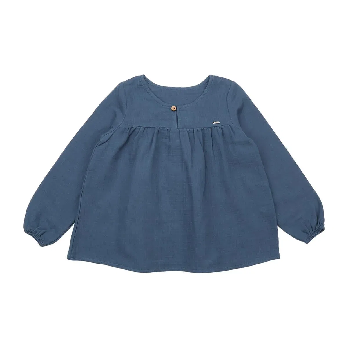 Рубашка из муслина Muslin Navy Walkiddy, темно-синий