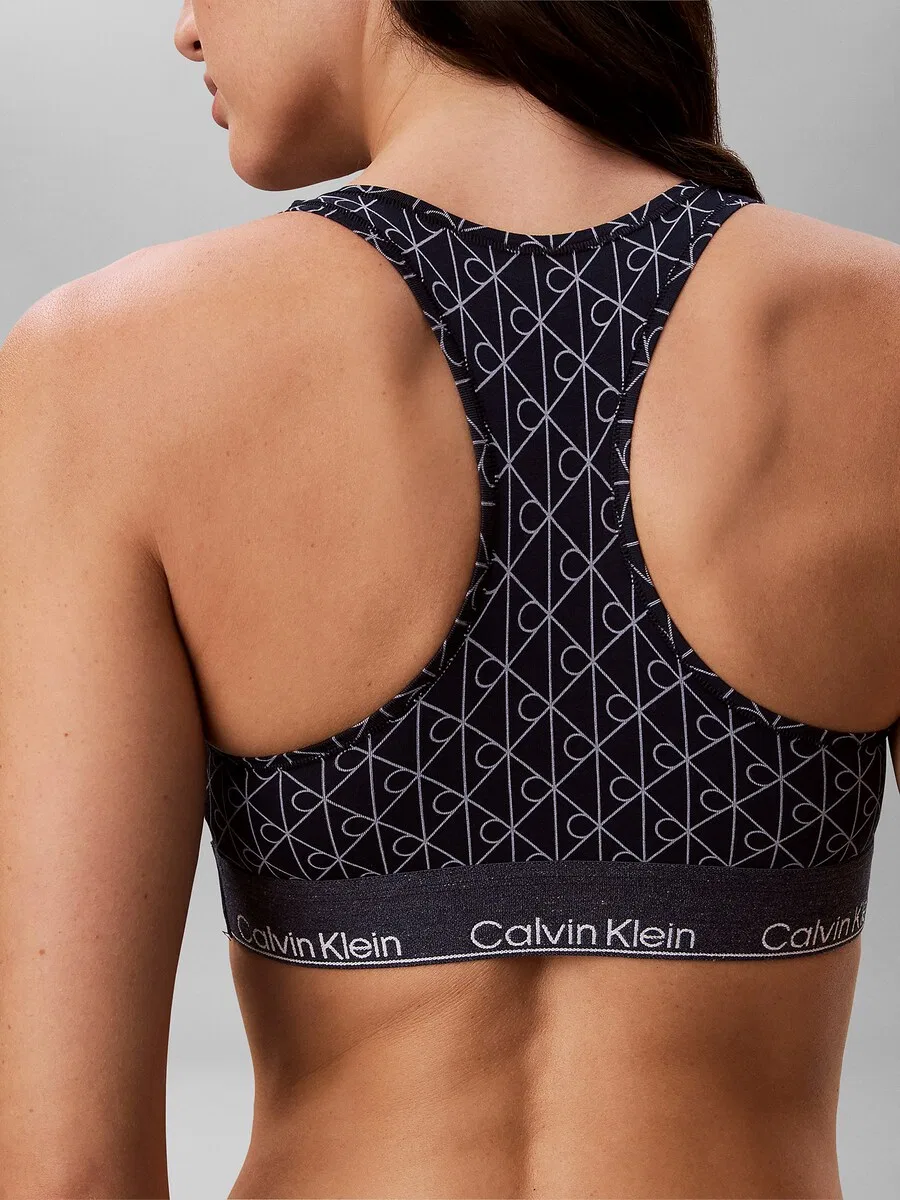 Бюстгальтер без косточек Calvin Klein синего цвета — фото 3