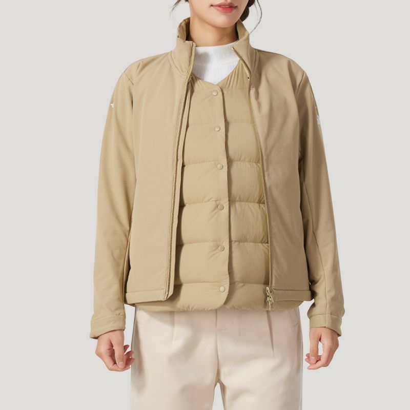 Adidas Куртка пуховая женская хаки, Khaki — фото 3