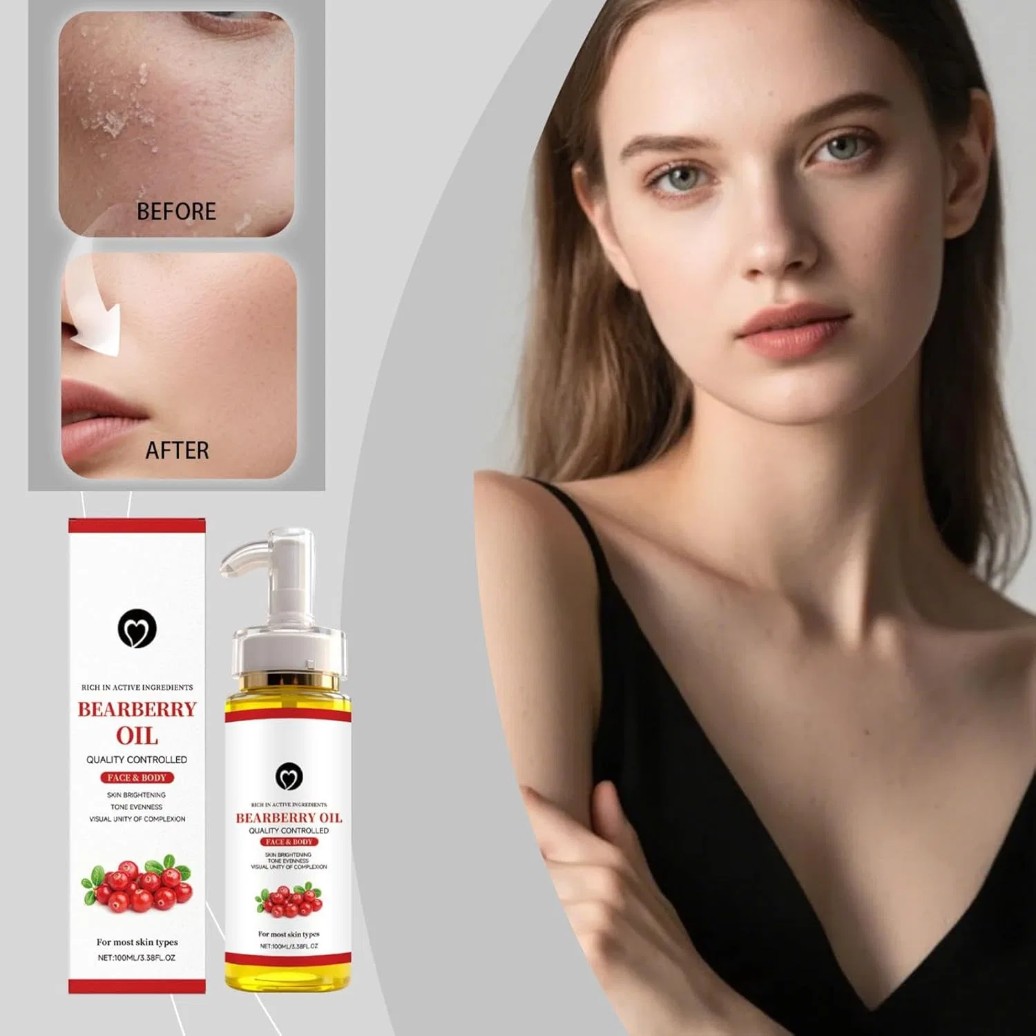 Масло для тела Brightening Bearberry Oil Yuxtth, 2 шт., 100 мл, Sensitive — фото 2