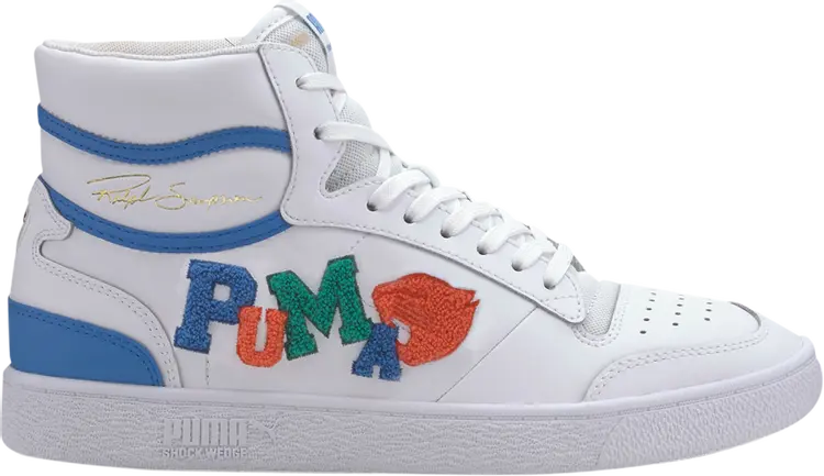 

Кроссовки Puma Ralph Sampson Mid Badges - White Palace Blue, белый, Белый;серый, Кроссовки Puma Ralph Sampson Mid Badges - White Palace Blue, белый