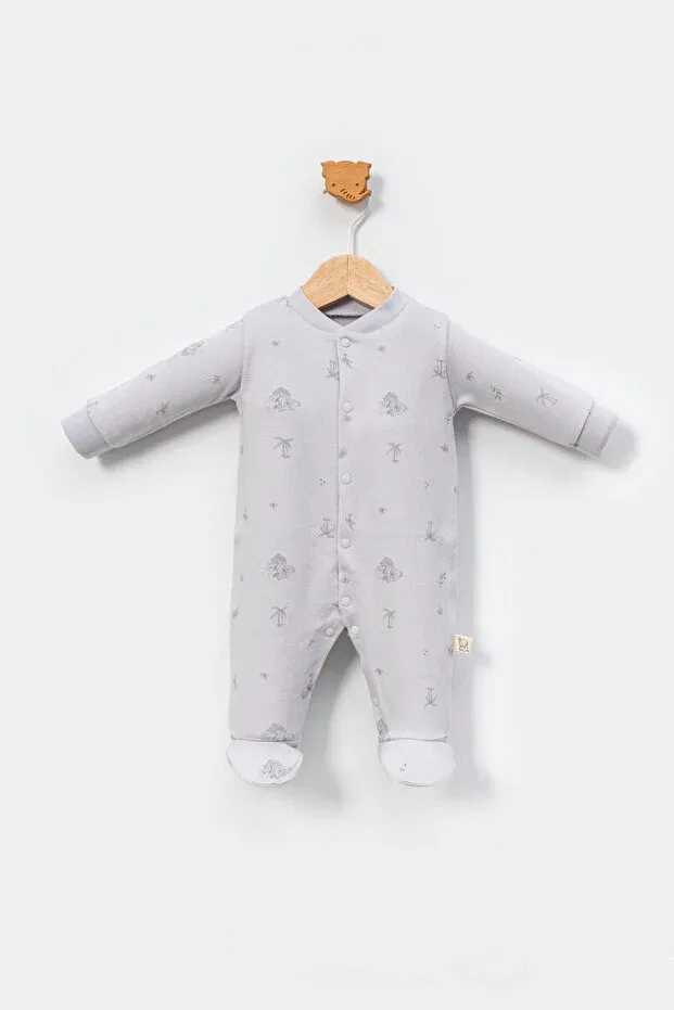 Детский комплект одежды для новорожденных с принтом Koala printed Belemir Kids, Ice Blue — фото 4