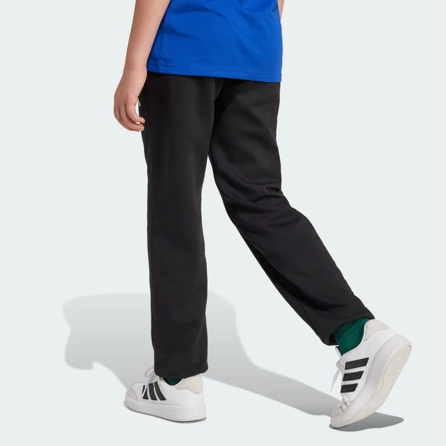 Детские спортивные штаны с мягким флисом adidas Sportswear JC9765 Essentials Pants Kids, Черно-белый — фото 3