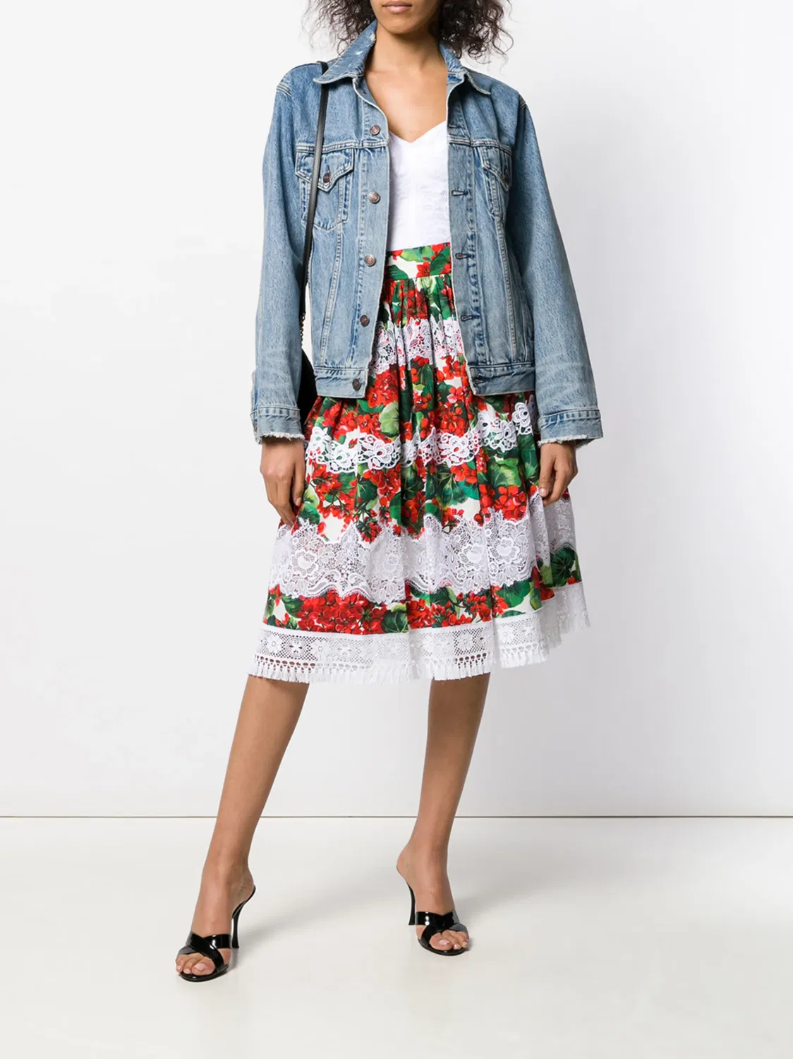 Dolce & Gabbana Корсет-бюстье из жаккарда белого цвета — фото 2