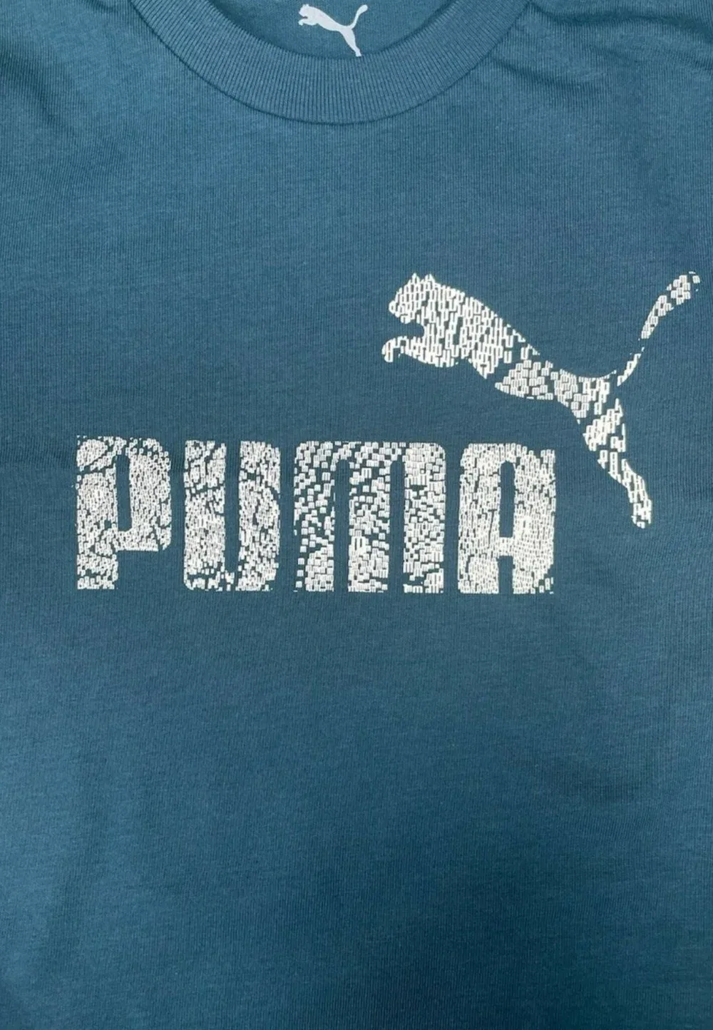 Футболка m/c ess graph tee col 36 - футболка с принтом Puma, Blue — фото 3