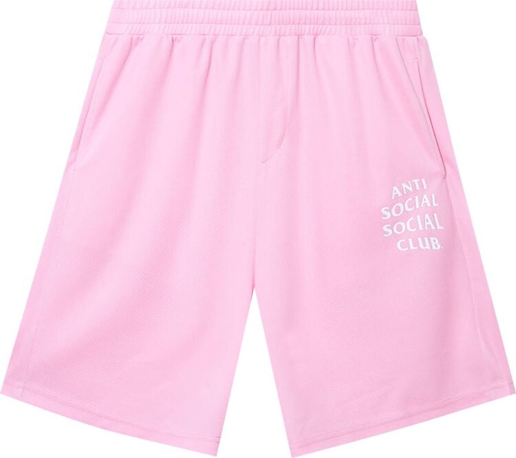

Шорты Anti Social Social Club Never Made The Team Mesh Shorts 'Pink', розовый