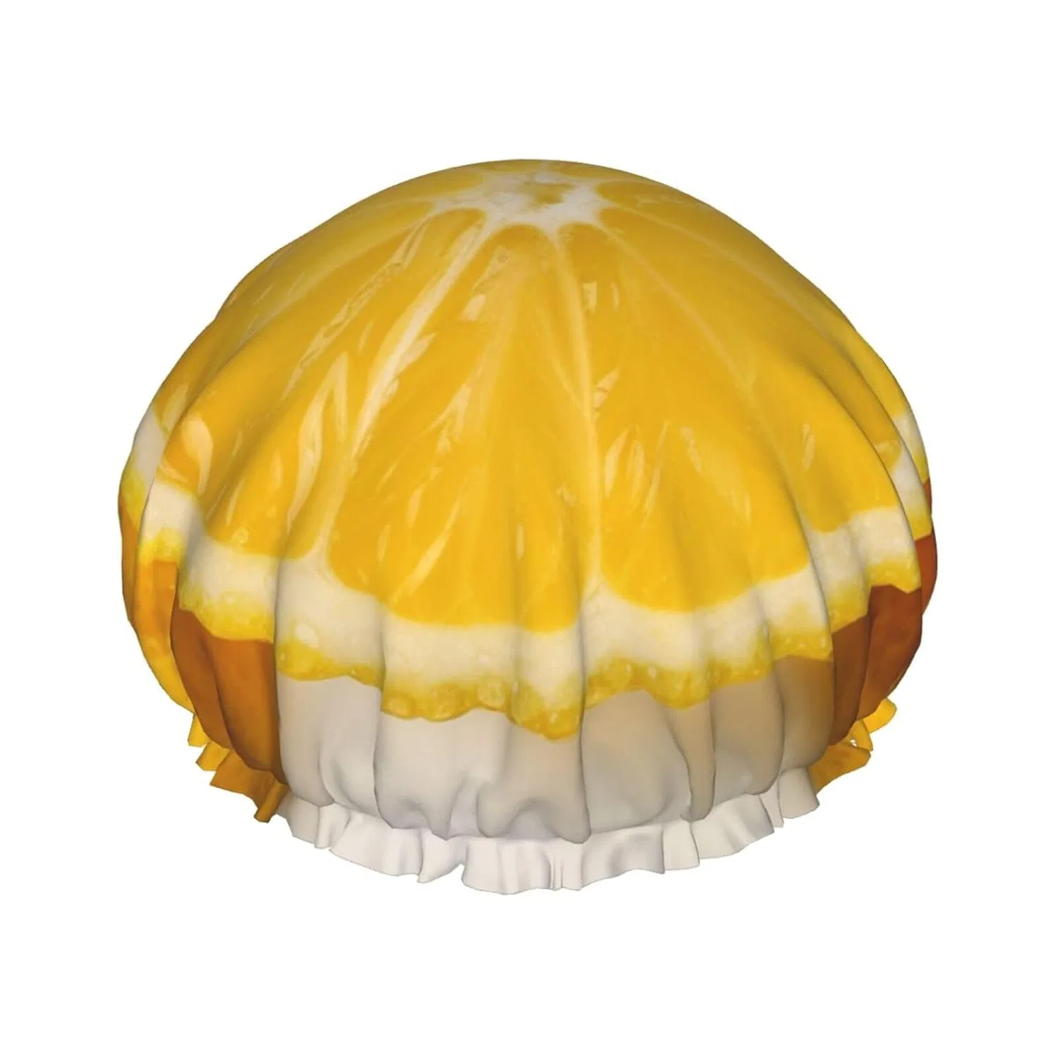 Двухслойная водонепроницаемая шапочка для душа Summer Lemon, XL, 68 г Nbsksdlk