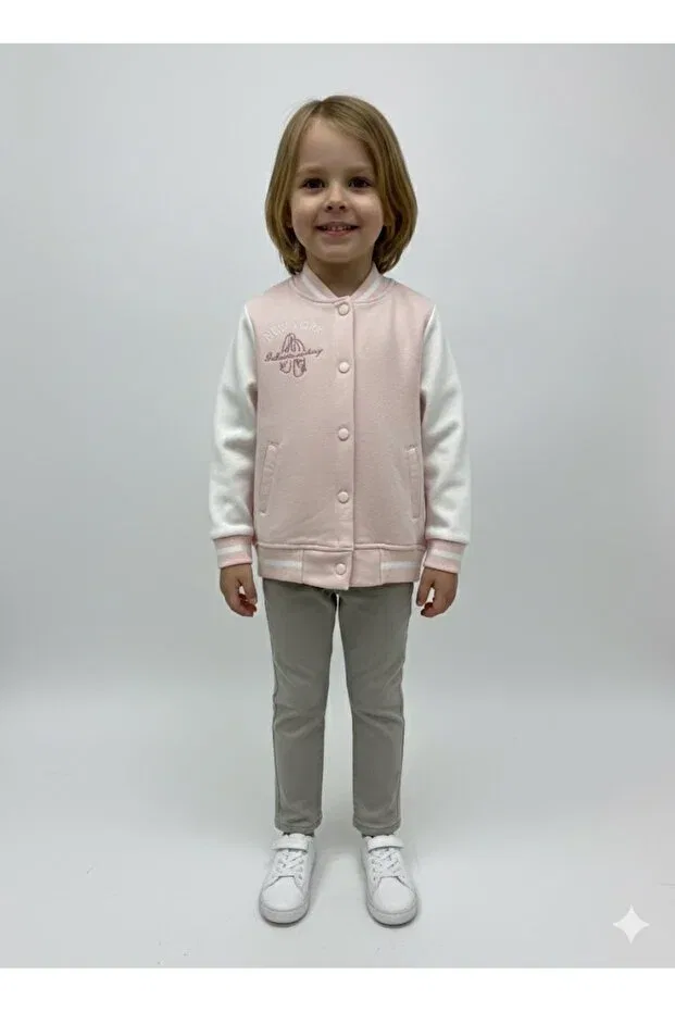 Детская куртка для девочек с длинным рукавом Woorage Cuties, Pink