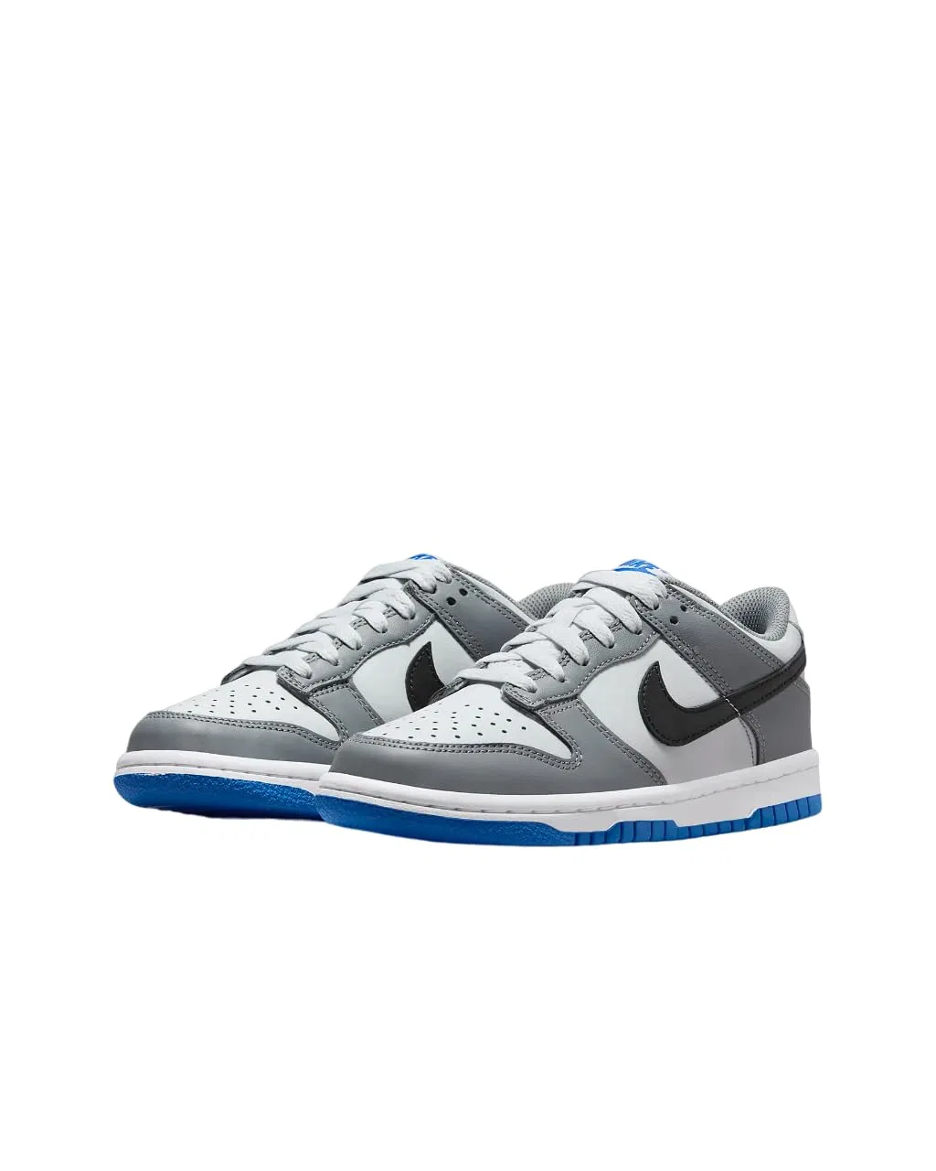 Детские кроссовки с принтом Dunk Low Cool NIKE, White Grey Black — фото 3