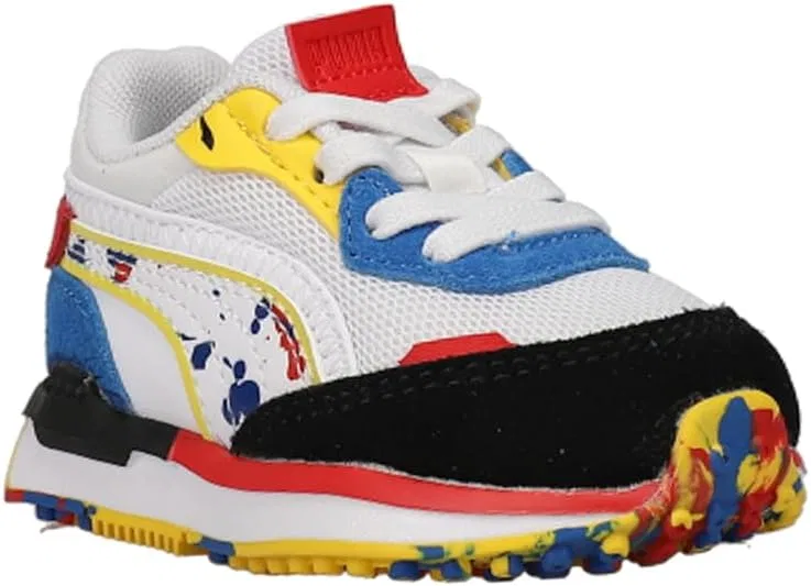 Детские кроссовки для мальчиков City Rider Splash PUMA, White — фото 2