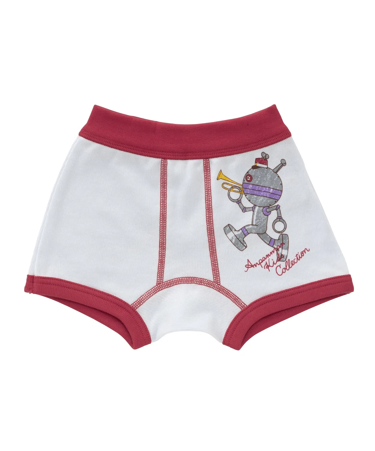 Детские трусы-боксеры с принтом 2 шт. ANPANMAN KIDS COLLECTION, Red — фото 2