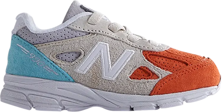 

Кроссовки New Balance Kith x 990v4 Toddler 'Cyclades', многоцветный