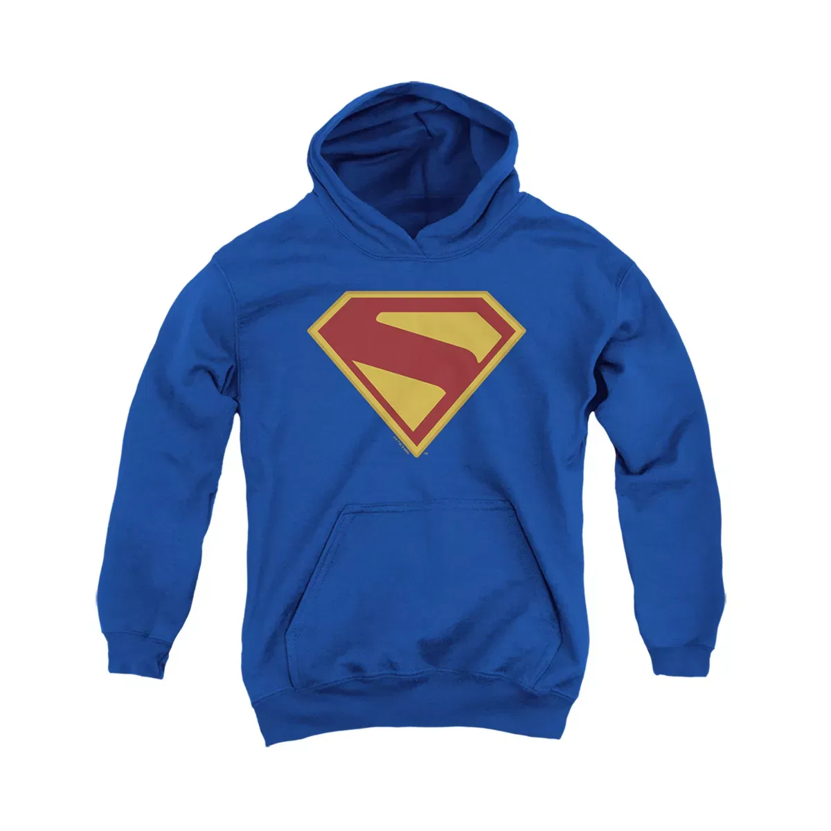 Детское худи с принтом Superman (2025) Logo Hooded Sweatshirt Superman, Royal