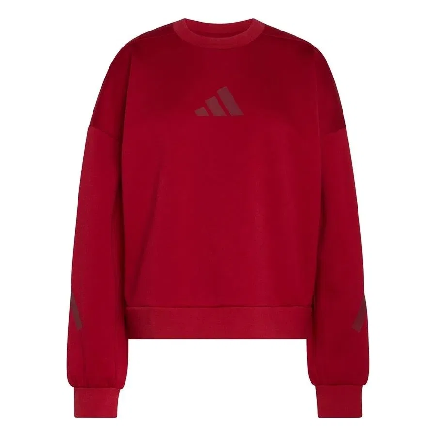Женский спортивный свитшот с длинным рукавом W Z.N.E. Swt adidas, Бордовый