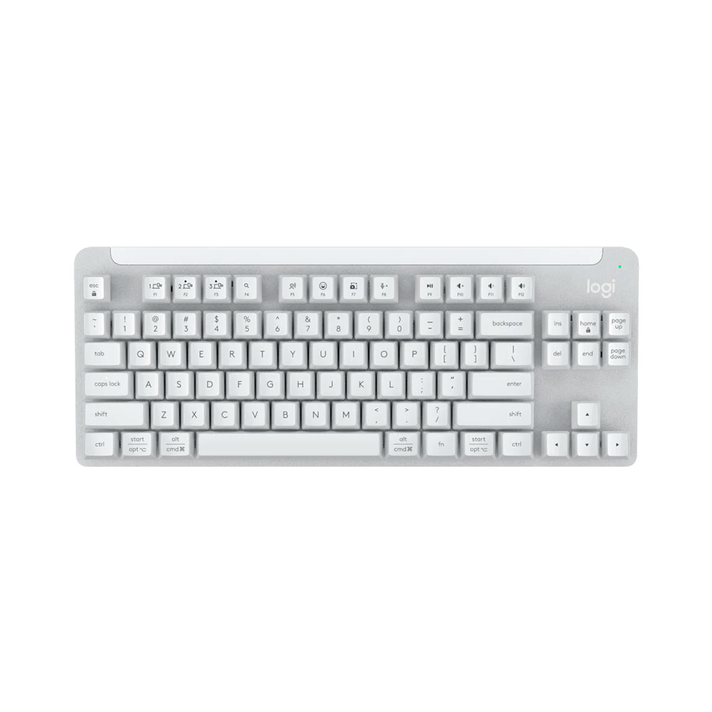 

Игровая клавиатура Logitech Signature K855 TKL, TTC red, беспроводная, белый