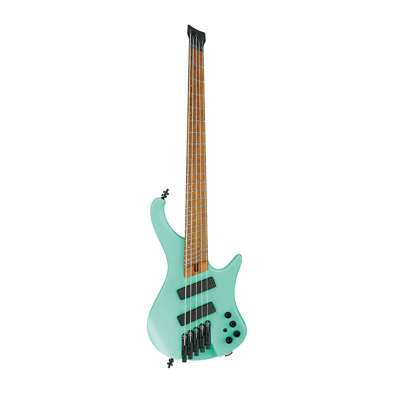 

Ibanez EHB Multi-Scale 5-струнная бас-гитара с 24 ладами без головы (для правой руки, матовая морская пена зеленого цвета) Ibanez EHB Headless Multi-Scale 5-String Bass Guitar (Sea Foam Green Matte)