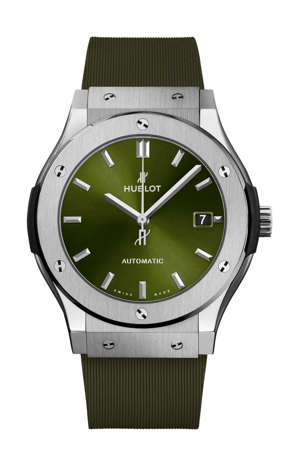 Классик Фьюжн Титаниум Грин 45 мм - 511.NX.8970.RX HUBLOT, золотой