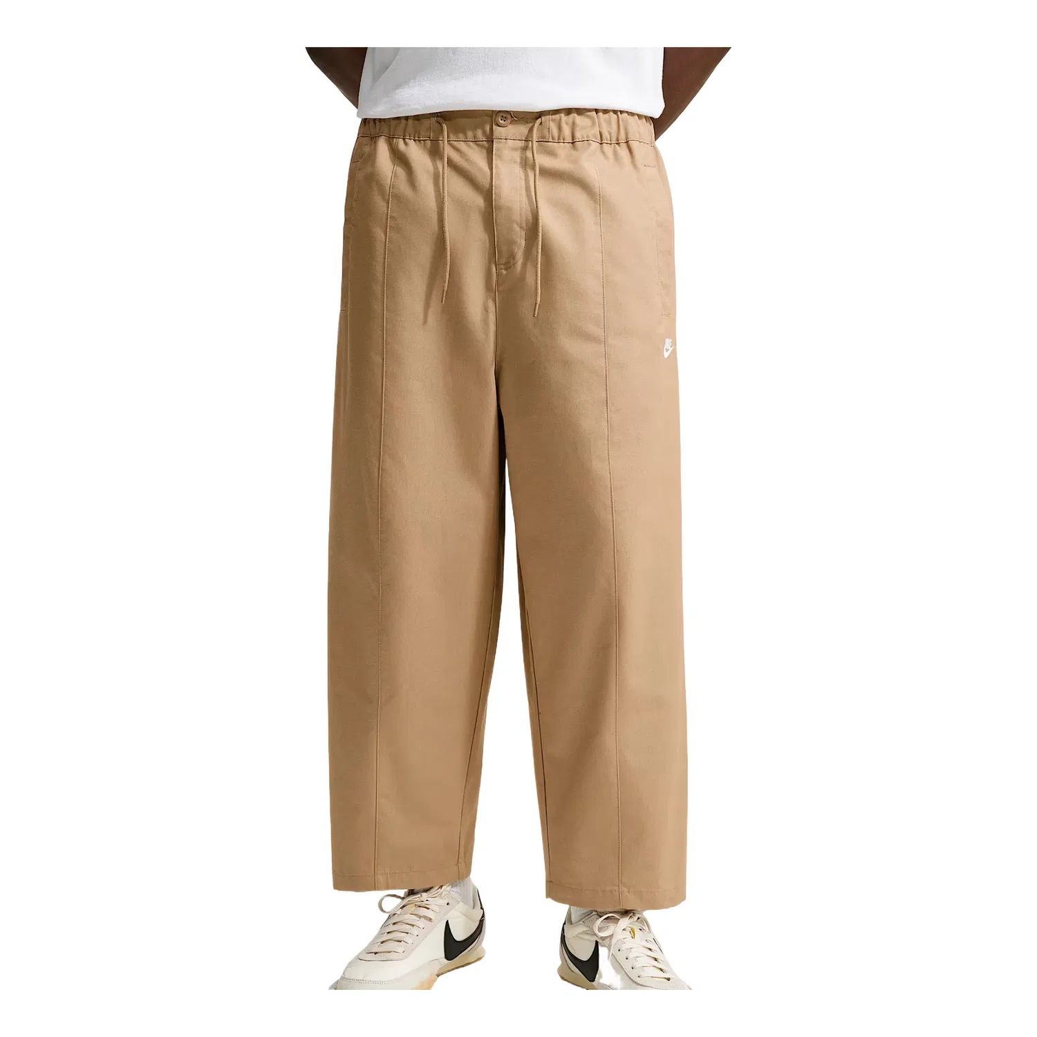 Мужские спортивные штаны Nike Sportswear Club Sneaker Pants Parachute Beige White, бежевый