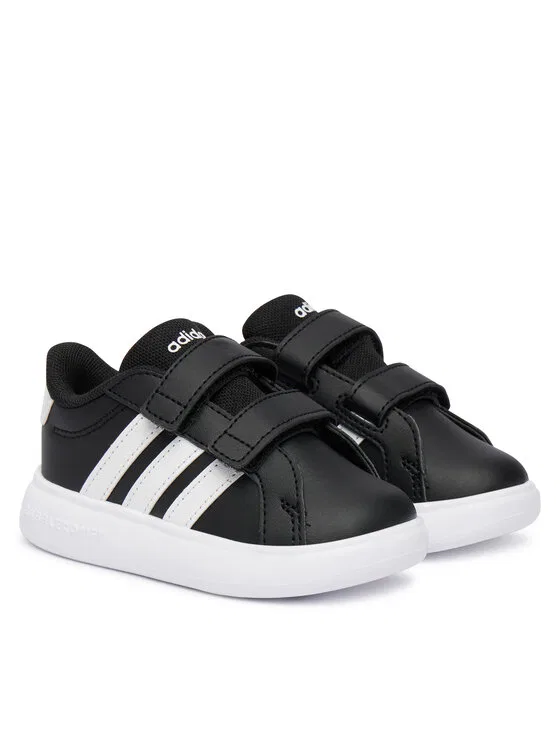 Кроссовки Grand Court 3.0 Bubble Shoes Infants Adidas, черный — фото 2