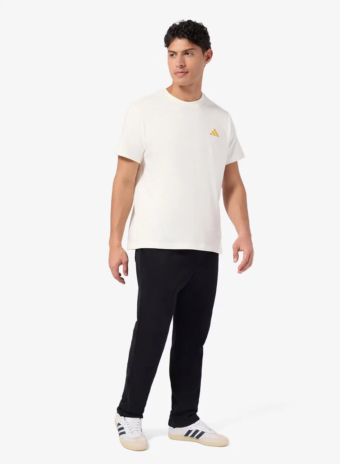 Футболка с принтом Egypt landmark Adidas, белый — фото 4