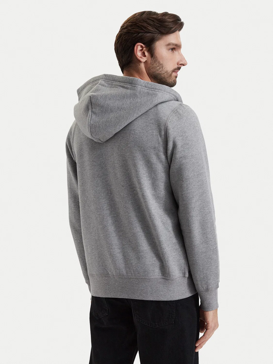 Мужская толстовка стандартного кроя Essential Tommy Hilfiger, серый — фото 3