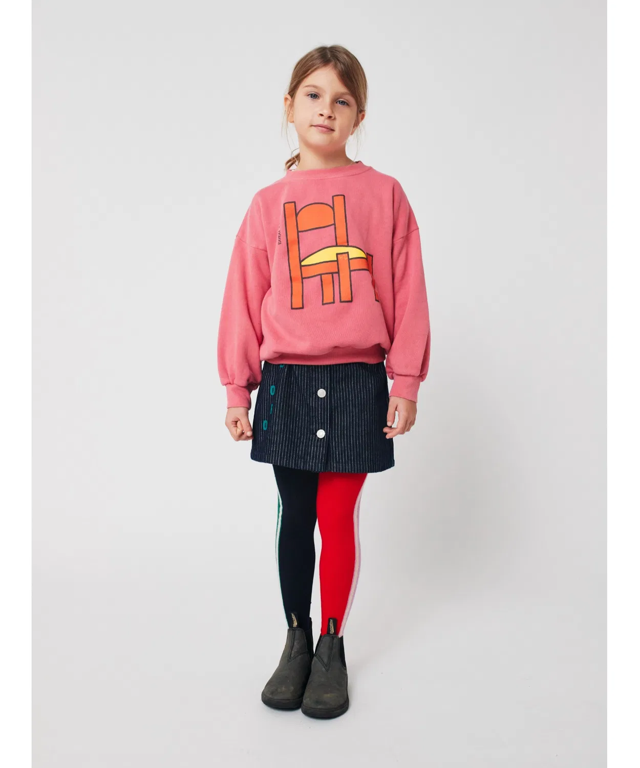 Детские колготки с принтом Tic Tac Toe BOBO CHOSES, Multi — фото 3