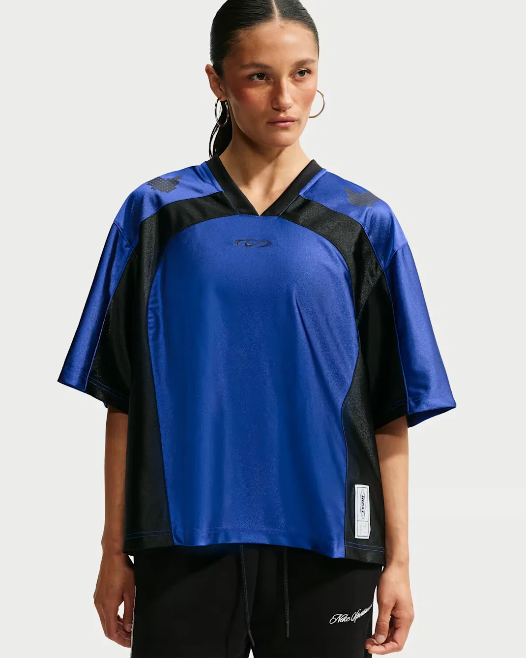 Женская футболка оверсайз Nike Sportswear, Old Royal/Black/Black/Black