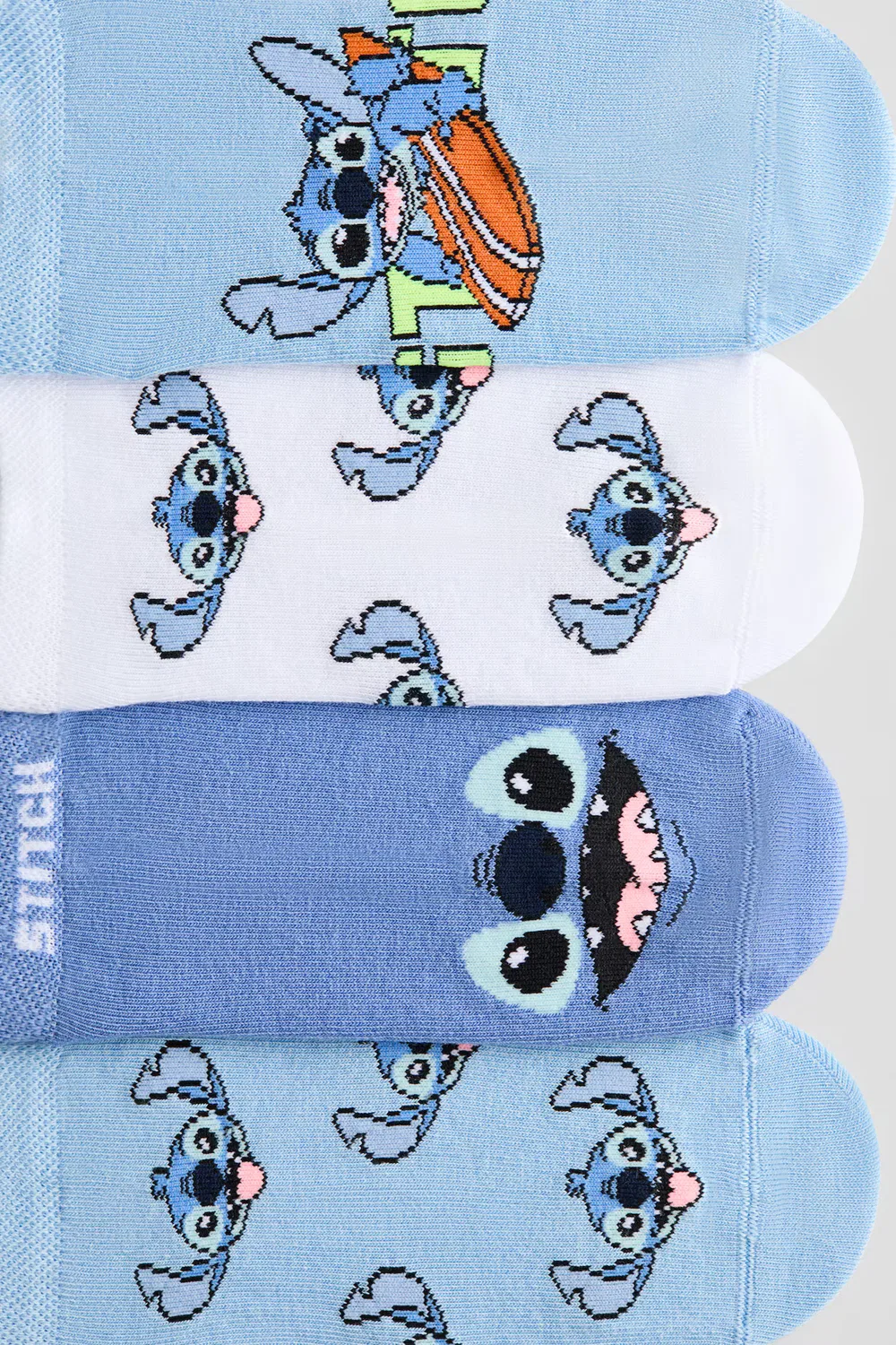 Набор из 5 носков для кроссовок H&M, Blau/Lilo & Stitch — фото 3