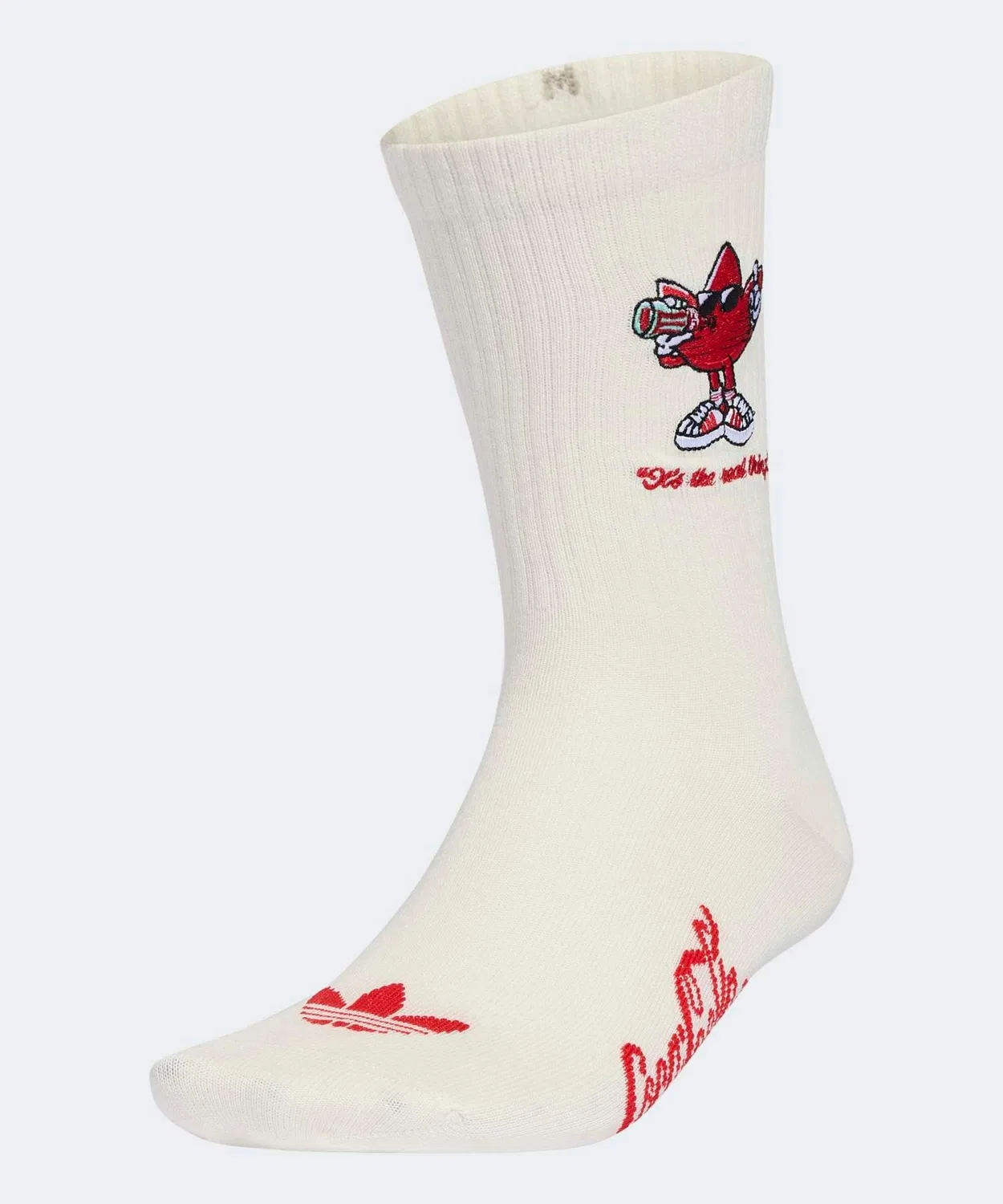 Мужские носки с принтом, комплект из 2 пар Adidas Originals, White