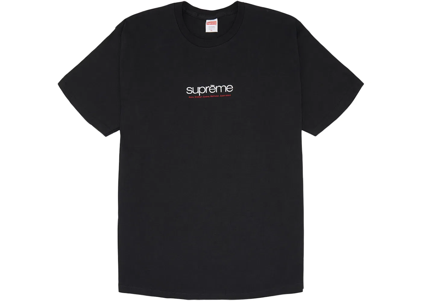 Мужская футболка с принтом Five Boroughs Supreme, Black