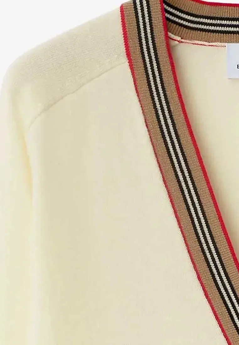 Свитер Burberry 80843261, женский свитер, слоновая кость — фото 3